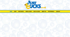 Desktop Screenshot of justducks.co.uk